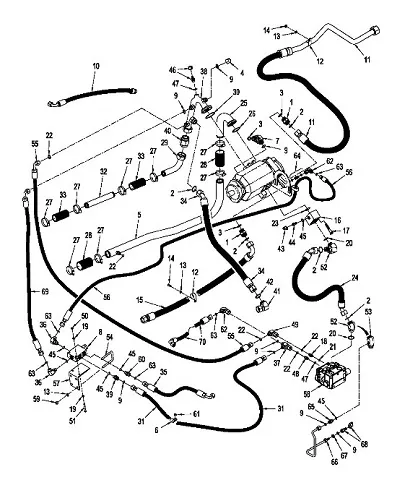 87388638 - Шланг гидравл. насоса масл. T9/St.